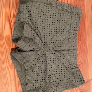 Loft green shorts